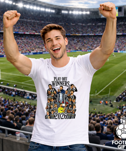 Alternative view of Notts County Play Off Winners 2026 White T-Shirt We Are Going Up