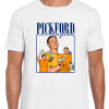 Jordan Pickford White T-Shirt 80s Style World Cup England 2026 Tee