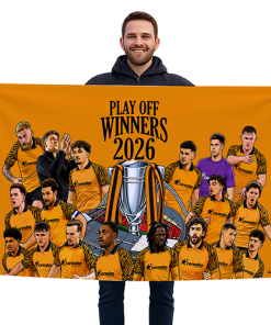 Hull City Play Off Winners 2026 Football Flag High Quality
