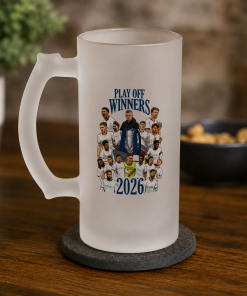 Bolton Wanderers Play Off Winners 2026 Frosted Beer Glass