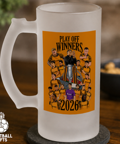 Hull City Play Off Winners 2026 Frosted Beer Glass