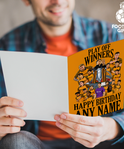 Alternative view of Hull City Play Off Winners 2026 Personalised Greeting Card