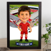 Aberdeen Make Me A Bobble Head Personalised Stadium Print Framed Print