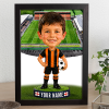 Barnet Make Me A Bobble Head Personalised Stadium Print Framed Print