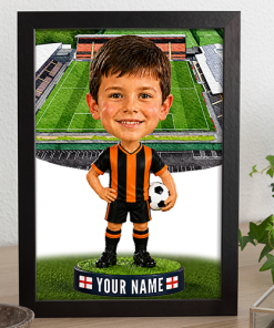 Barnet Make Me A Bobble Head Personalised Stadium Print Framed Print