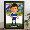 Birmingham City Make Me A Bobble Head Personalised Stadium Print Framed Print