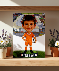 Blackpool Make Me A Bobble Head Personalised Stadium Print Framed Print - Image 2