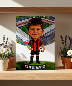 Bournemouth Make Me A Bobble Head Personalised Stadium Print Framed Print - Image 2