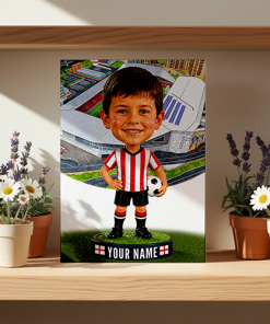 Brentford Make Me A Bobble Head Personalised Stadium Print Framed Print - Image 2