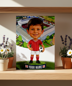 Bristol City Make Me A Bobble Head Personalised Stadium Print Framed Print - Image 2