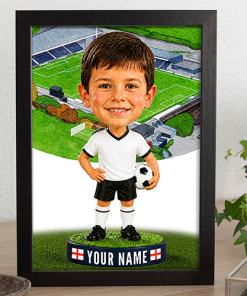 Bromley Make Me A Bobble Head Personalised Stadium Print Framed Print