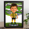 Burton Albion Make Me A Bobble Head Personalised Stadium Print Framed Print