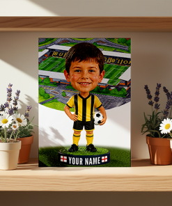 Burton Albion Make Me A Bobble Head Personalised Stadium Print Framed Print - Image 2