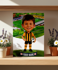 Cambridge United Make Me A Bobble Head Personalised Stadium Print Framed Print - Image 2