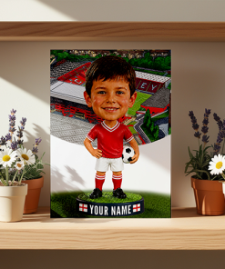 Charlton Athletic Make Me A Bobble Head Personalised Stadium Print Framed Print - Image 2