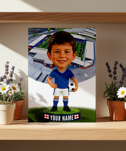 Chesterfield Make Me A Bobble Head Personalised Stadium Print Framed Print - Image 2
