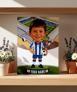 Colchester United Make Me A Bobble Head Personalised Stadium Print Framed Print - Image 2