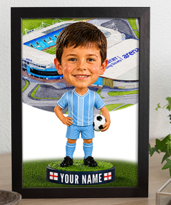 Coventry City Make Me A Bobble Head Personalised Stadium Print Framed Print