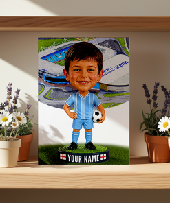 Coventry City Make Me A Bobble Head Personalised Stadium Print Framed Print - Image 2