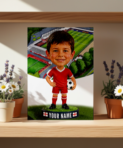 Crawley Town Make Me A Bobble Head Personalised Stadium Print Framed Print - Image 2