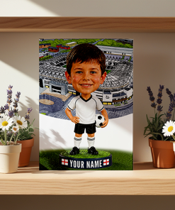 Derby County Make Me A Bobble Head Personalised Stadium Print Framed Print - Image 2