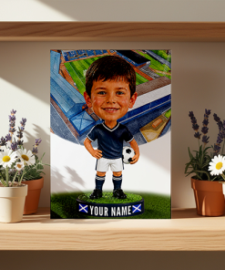 Dundee Make Me A Bobble Head Personalised Stadium Print Framed Print - Image 2