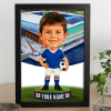 Everton Make Me A Bobble Head Personalised Stadium Print Framed Print