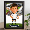 Fulham Make Me A Bobble Head Personalised Stadium Print Framed Print