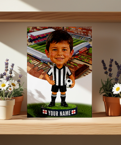 Grimsby Town Make Me A Bobble Head Personalised Stadium Print Framed Print - Image 2