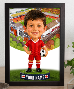 Leyton Orient Make Me A Bobble Head Personalised Stadium Print Framed Print