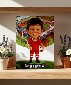Leyton Orient Make Me A Bobble Head Personalised Stadium Print Framed Print - Image 2