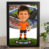 Luton Town Make Me A Bobble Head Personalised Stadium Print Framed Print
