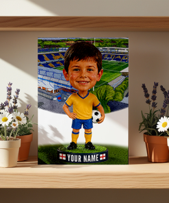 Alternative view of Mansfield Town Make Me A Bobble Head Personalised Stadium Print Framed Print