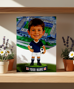 Millwall Make Me A Bobble Head Personalised Stadium Print Framed Print - Image 2