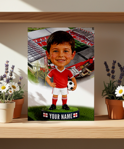 Nottingham Forest Make Me A Bobble Head Personalised Stadium Print Framed Print - Image 2