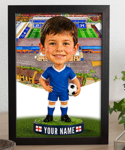 Peterborough Make Me A Bobble Head Personalised Stadium Print Framed Print