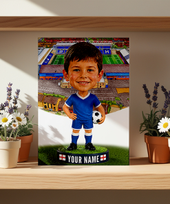 Peterborough Make Me A Bobble Head Personalised Stadium Print Framed Print - Image 2