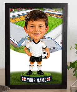 Port Vale Make Me A Bobble Head Personalised Stadium Print Framed Print