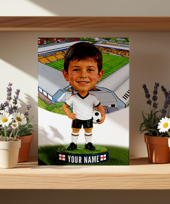 Port Vale Make Me A Bobble Head Personalised Stadium Print Framed Print - Image 2