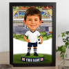 Preston Make Me A Bobble Head Personalised Stadium Print Framed Print