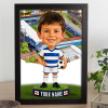 QPR Make Me A Bobble Head Personalised Stadium Print Framed Print