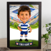 Reading Make Me A Bobble Head Personalised Stadium Print Framed Print