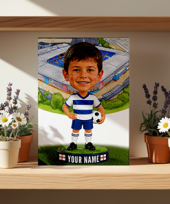 Reading Make Me A Bobble Head Personalised Stadium Print Framed Print - Image 2