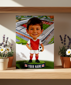 Rotherham United Make Me A Bobble Head Personalised Stadium Print Framed Print - Image 2