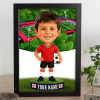 Salford City Make Me A Bobble Head Personalised Stadium Print Framed Print