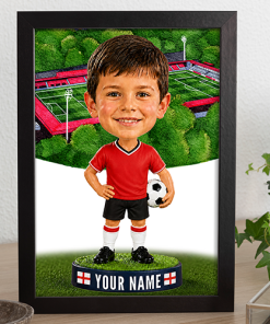 Salford City Make Me A Bobble Head Personalised Stadium Print Framed Print