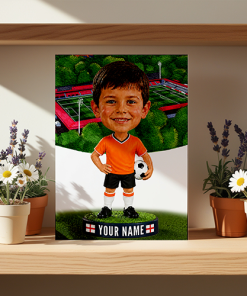 Alternative view of Salford City Make Me A Bobble Head Personalised Stadium Print Framed Print