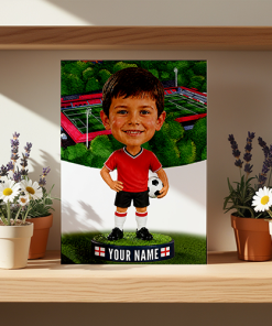 Salford City Make Me A Bobble Head Personalised Stadium Print Framed Print - Image 2