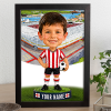 Southampton Make Me A Bobble Head Personalised Stadium Print Framed Print