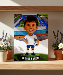 Tranmere Rovers Make Me A Bobble Head Personalised Stadium Print Framed Print - Image 2